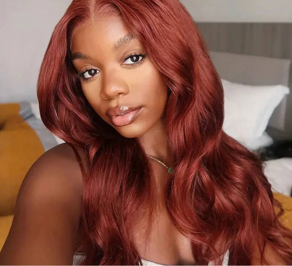 1B/27 Highlight Ombre Body Wave Lace Front Wig | 180% Density Honey Blonde Human Hair with Transparent Lace for Black Women