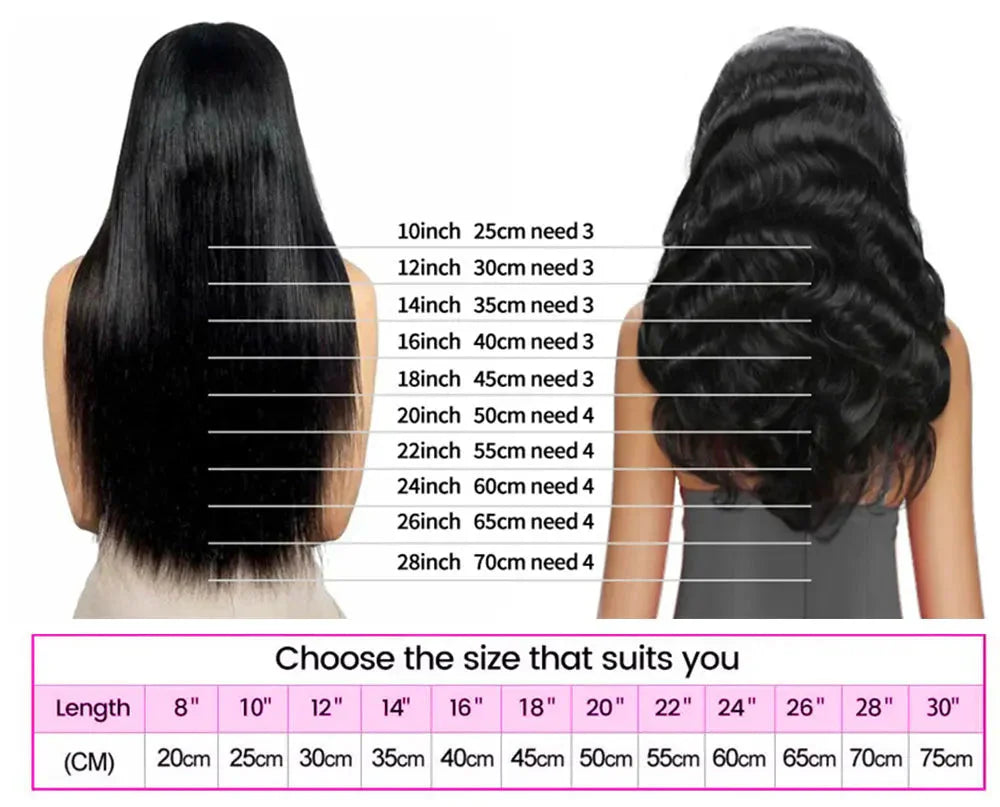 46-50 Inch | 13x6/13x4 Lace Width | Bone Straight | Brazilian | Remy Hair | HD Transparent Lace Frontal Wig - 200% Density