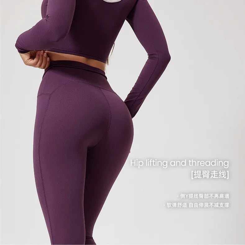 ActiveFit Women's Yoga Set: Crop Top & Leggings