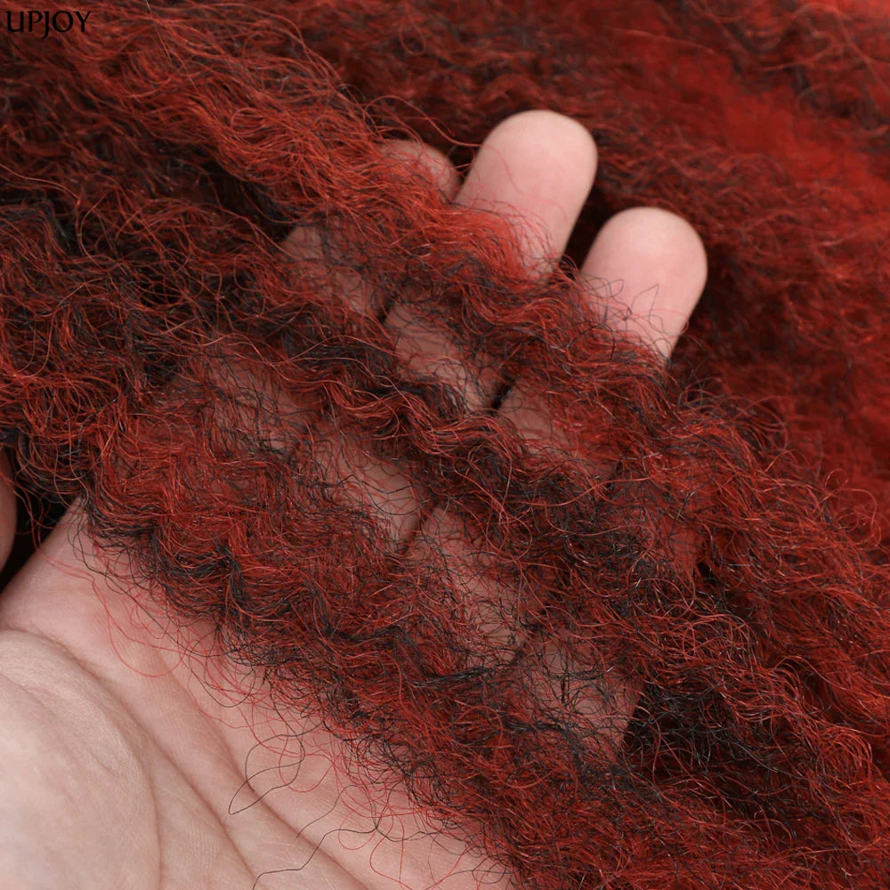 18" Marley Twist Braiding Hair | Crochet Braids | Afro Twist Kinky Hair Extensions | Ombre Colors | 30 Strands/Pack