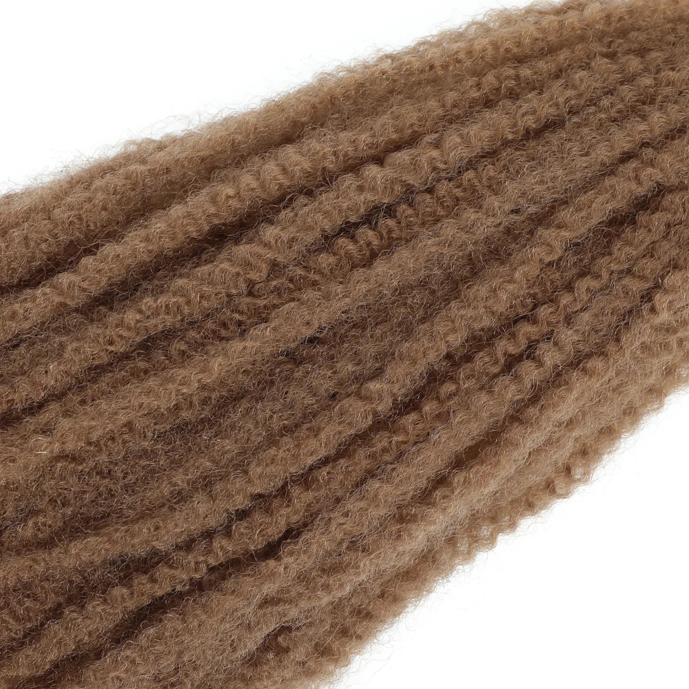 18" Marley Twist Braiding Hair | Crochet Braids | Afro Twist Kinky Hair Extensions | Ombre Colors | 30 Strands/Pack