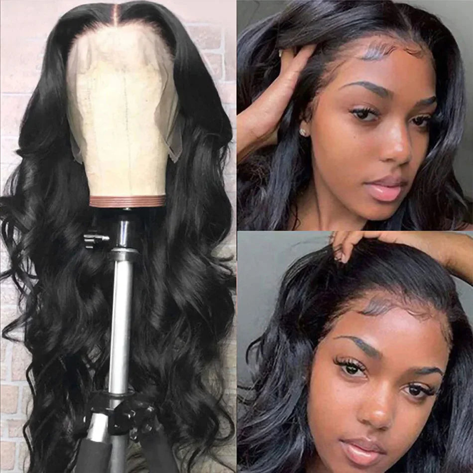 13x4 HD Lace Front Water Wave Wig | Long | 360 Lace Frontal | Brazilian Virgin Hair