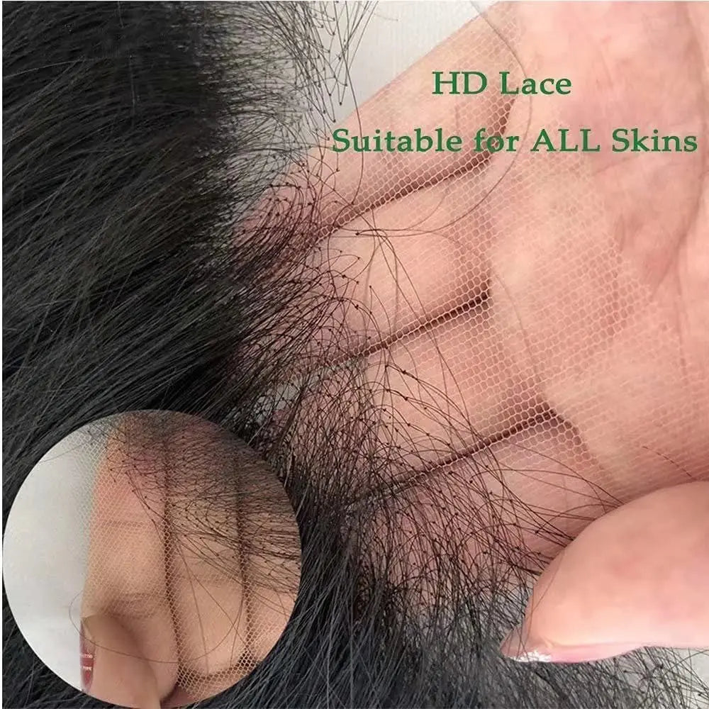 12"-30" Long Kinky Curly Lace Front Wig | 150% Density | Brazilian Remy Human Hair | 4x4 Lace Closure | Pre-Plucked