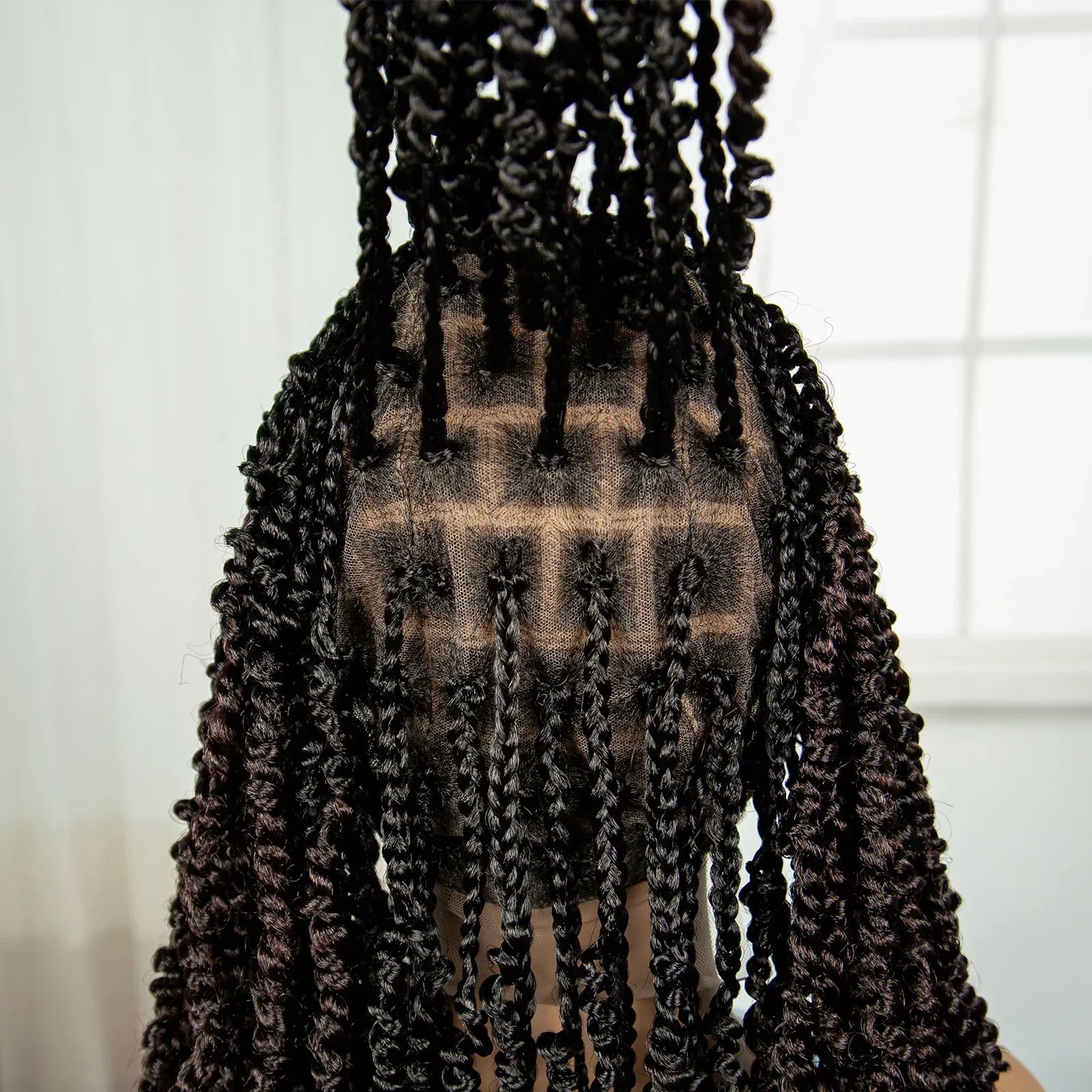 30" Twisted Braids Wig | HD Full Lace | Baby Hair | Long Braids