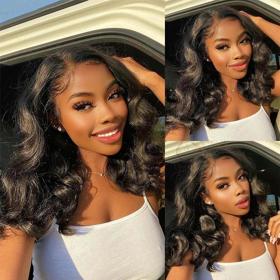12A Wear & Go Bob Wig | 180% Density Glueless Body Wave Human Hair