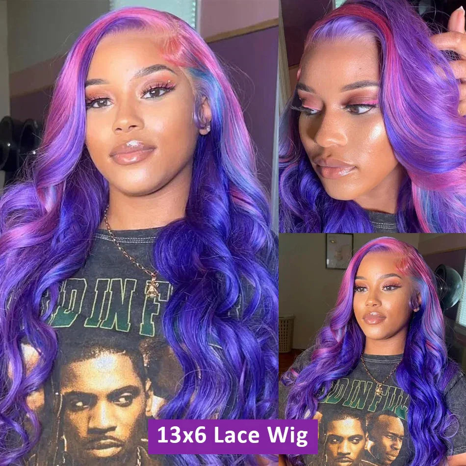 250% Density 30/40 Inch 613 Honey Blonde Body Wave 13x6 HD Transparent Lace Frontal Wigs Brazilian Remy Human Hair