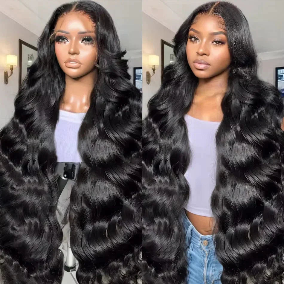 12A Brazilian Hair 36/40 Inch Body Wave 13x4 HD Lace Frontal Wig | Glueless | 100% Raw Human Hair | Ready to Wear