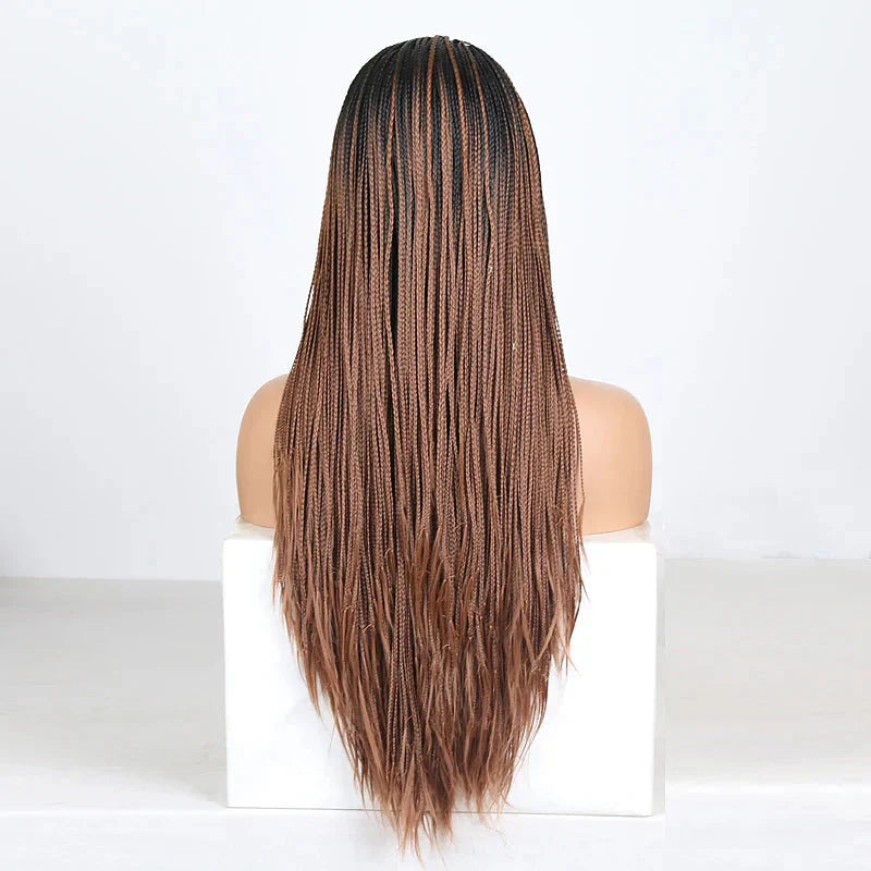 13X4 Lace Wigs for Women | Braided Box Braids Wigs | Synthetic Lace Front Wig | Braiding Wigs Natural Hairline Cosplay