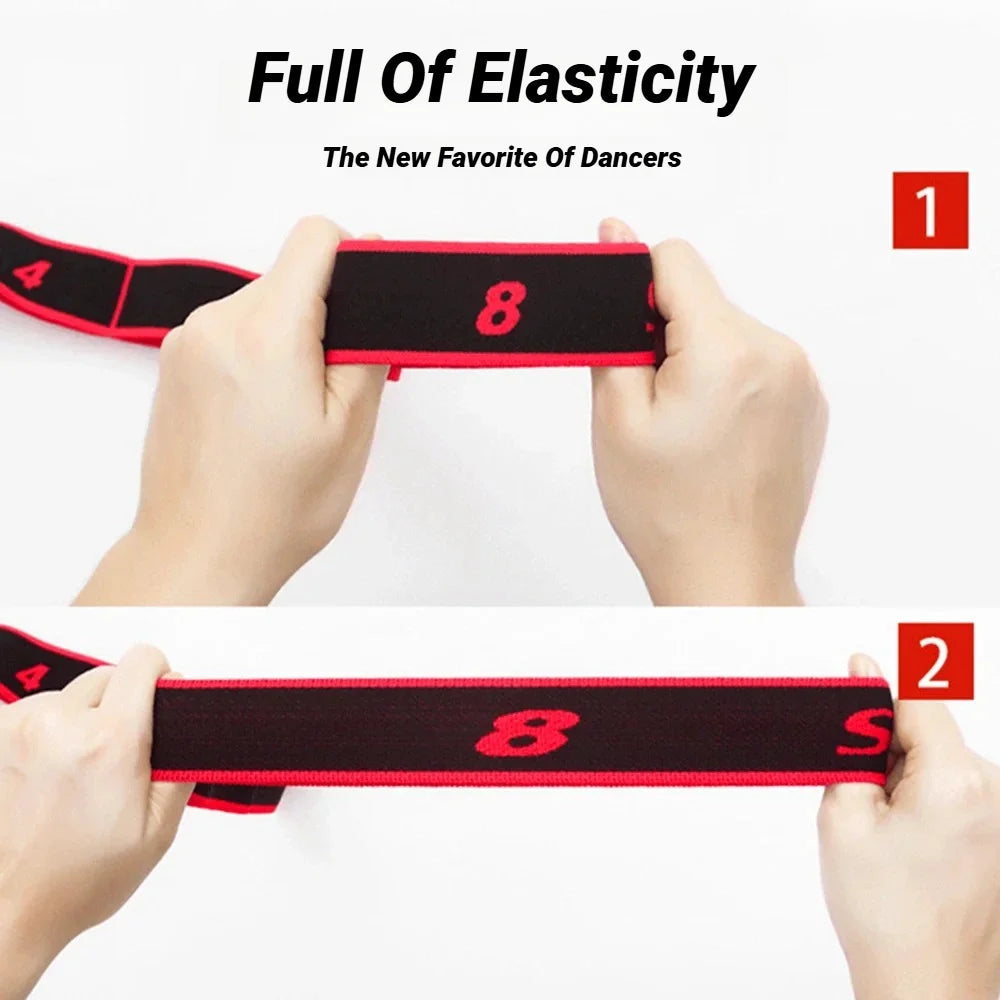 8 Section Yoga Stretching Resistance Bands