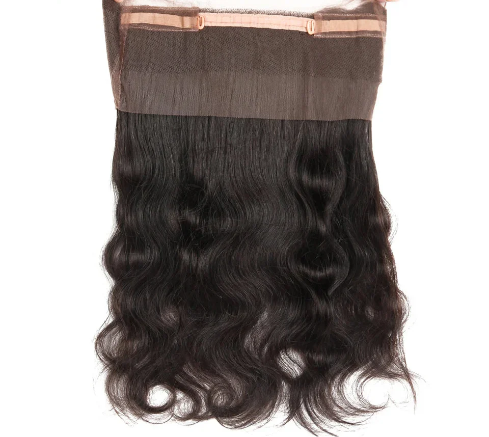 180% Density Body Wave 360 Lace Frontal | Brazilian Remy Human Hair