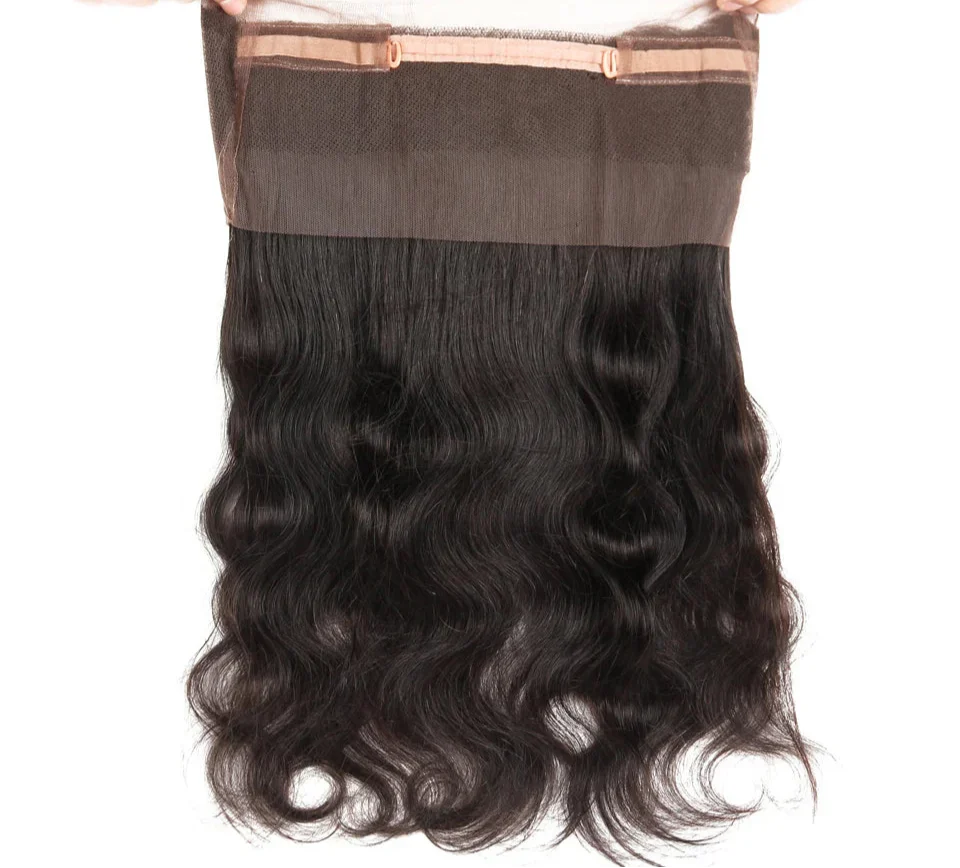 180% Density Body Wave 360 Lace Frontal | Transparent Swiss Lace Human Hair Closure (14-18")