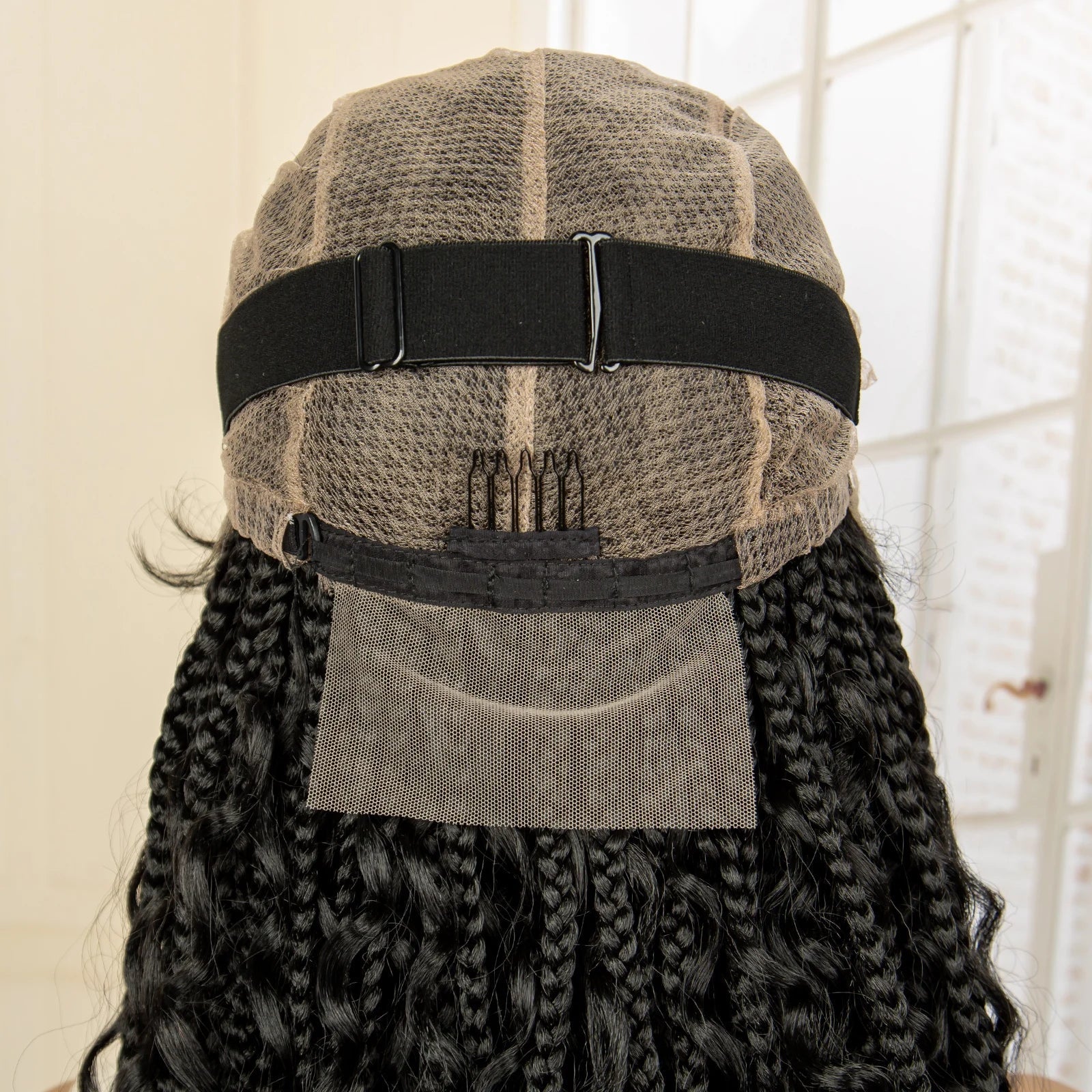 32 Inch Senegalese Twist Braided Wig - Knotless - Full Lace - Synthetic - with Baby Hair