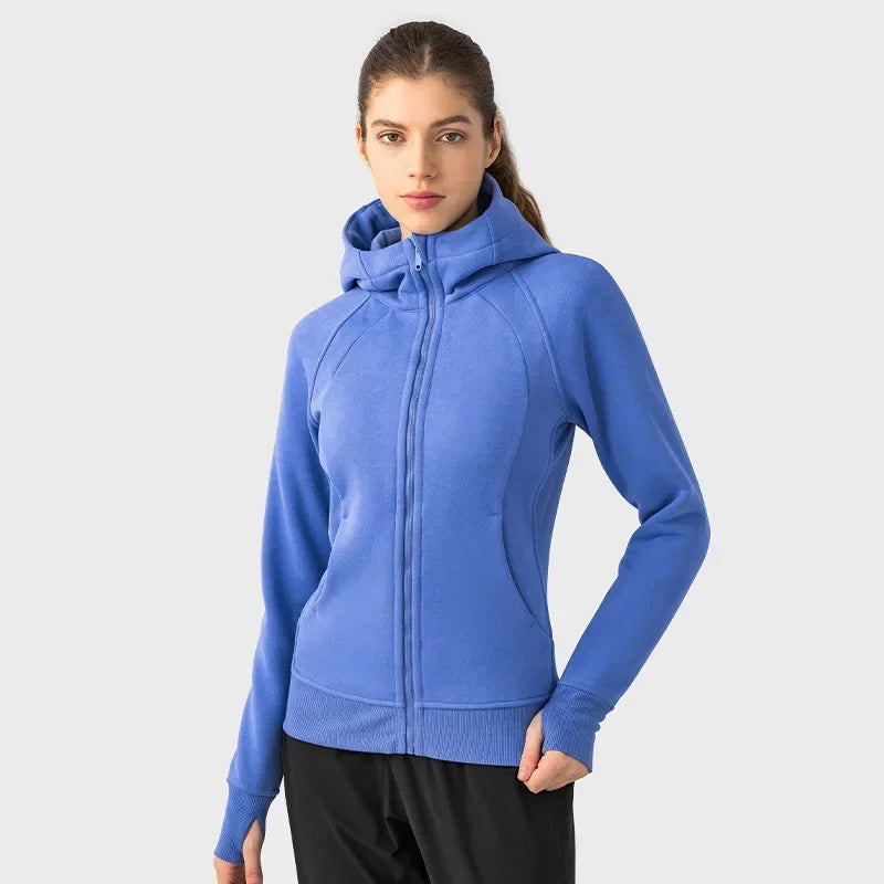 ActiveFlex Zip Hoodie: Women's Fleece Sports Jacket
