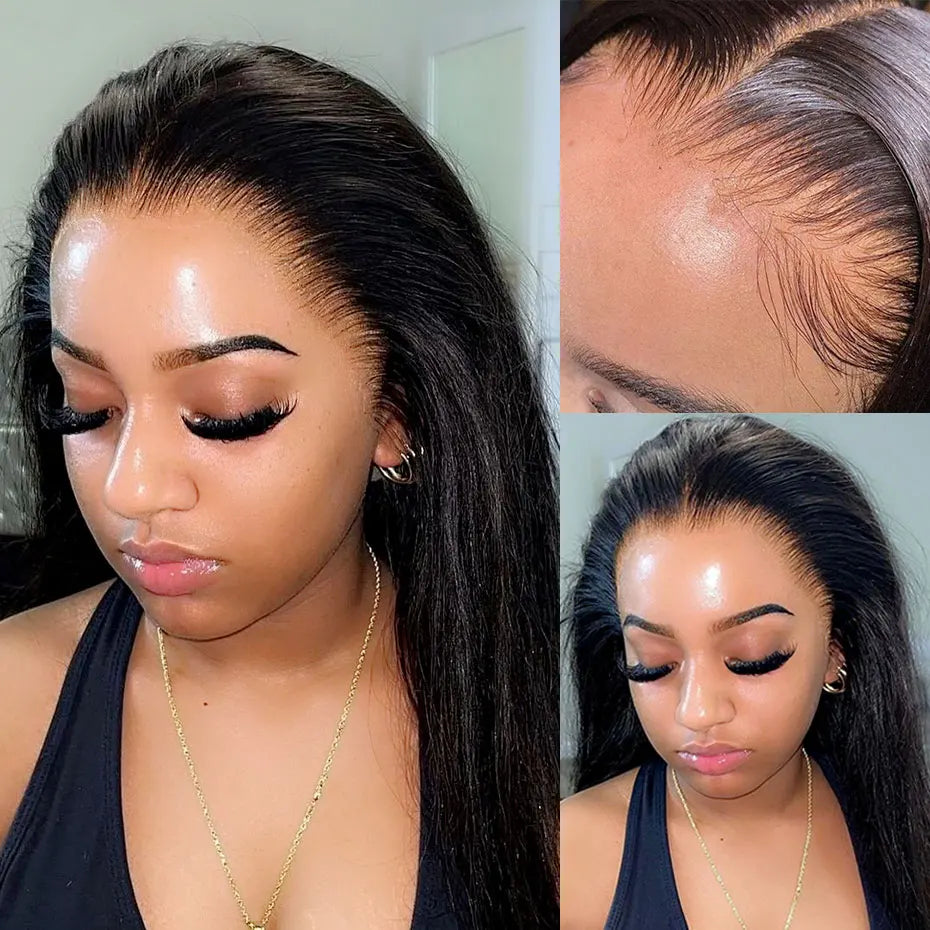 30" Straight HD Lace Frontal Wig | 13x4 Remy Human Hair