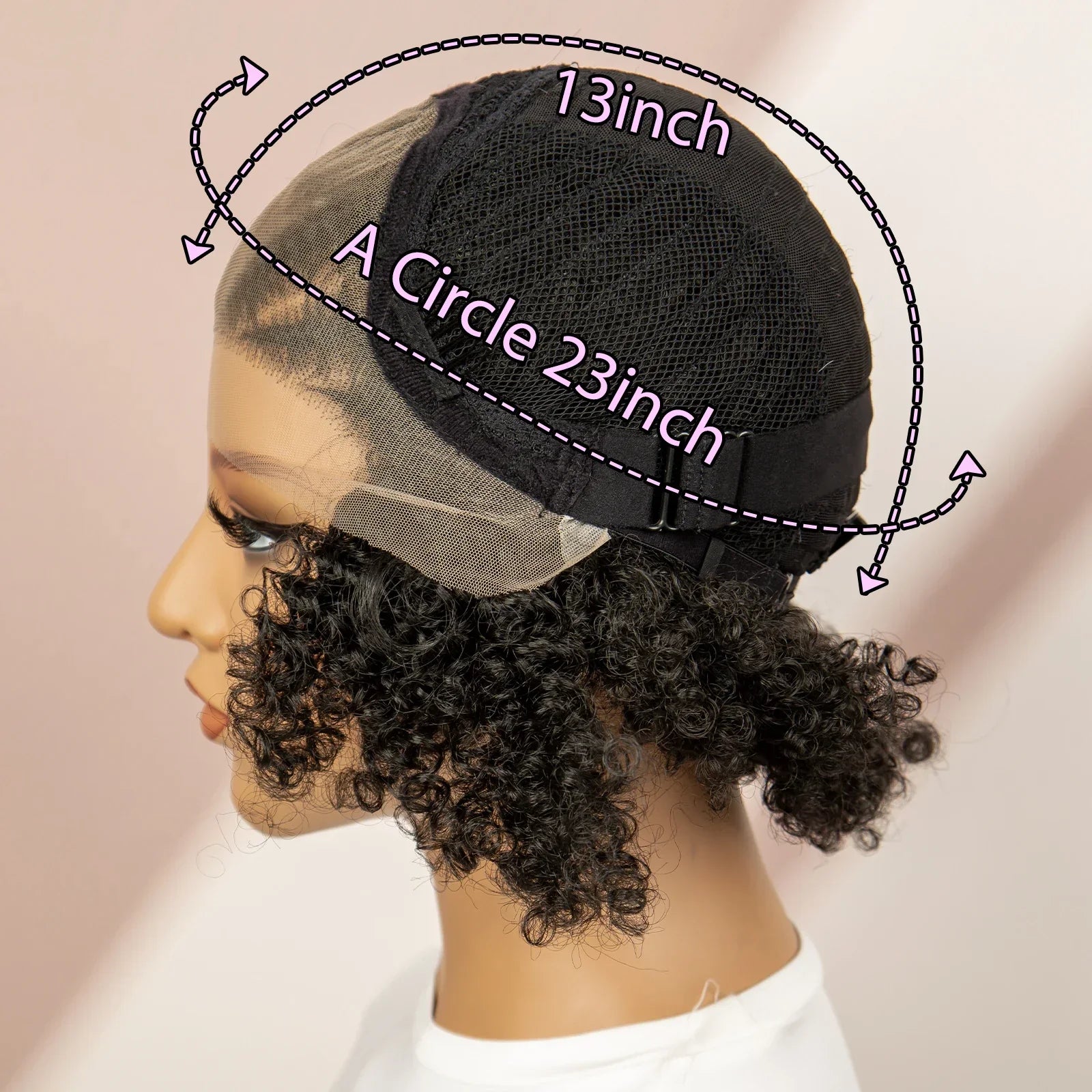 Afro Curly Cornrow Braided Bob Wig | Baby Hair | Kanekalon Hair | Black Women