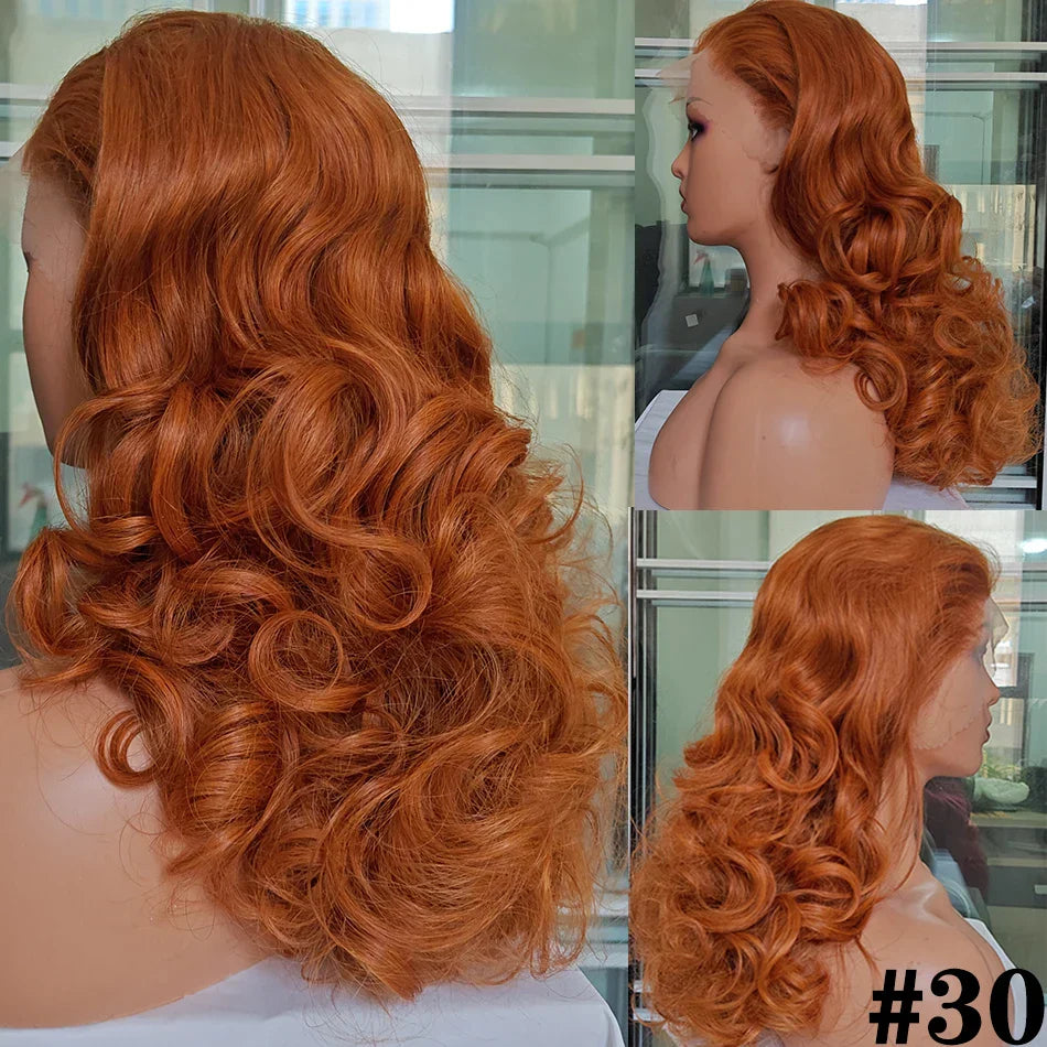 100% Human Hair | Highlight | Ombre | Double Drawn | Brazilian | Remy | Bouncy Body Wave | Full Fumi | Bouncy Weave | Wavy Hair Lace Wigs