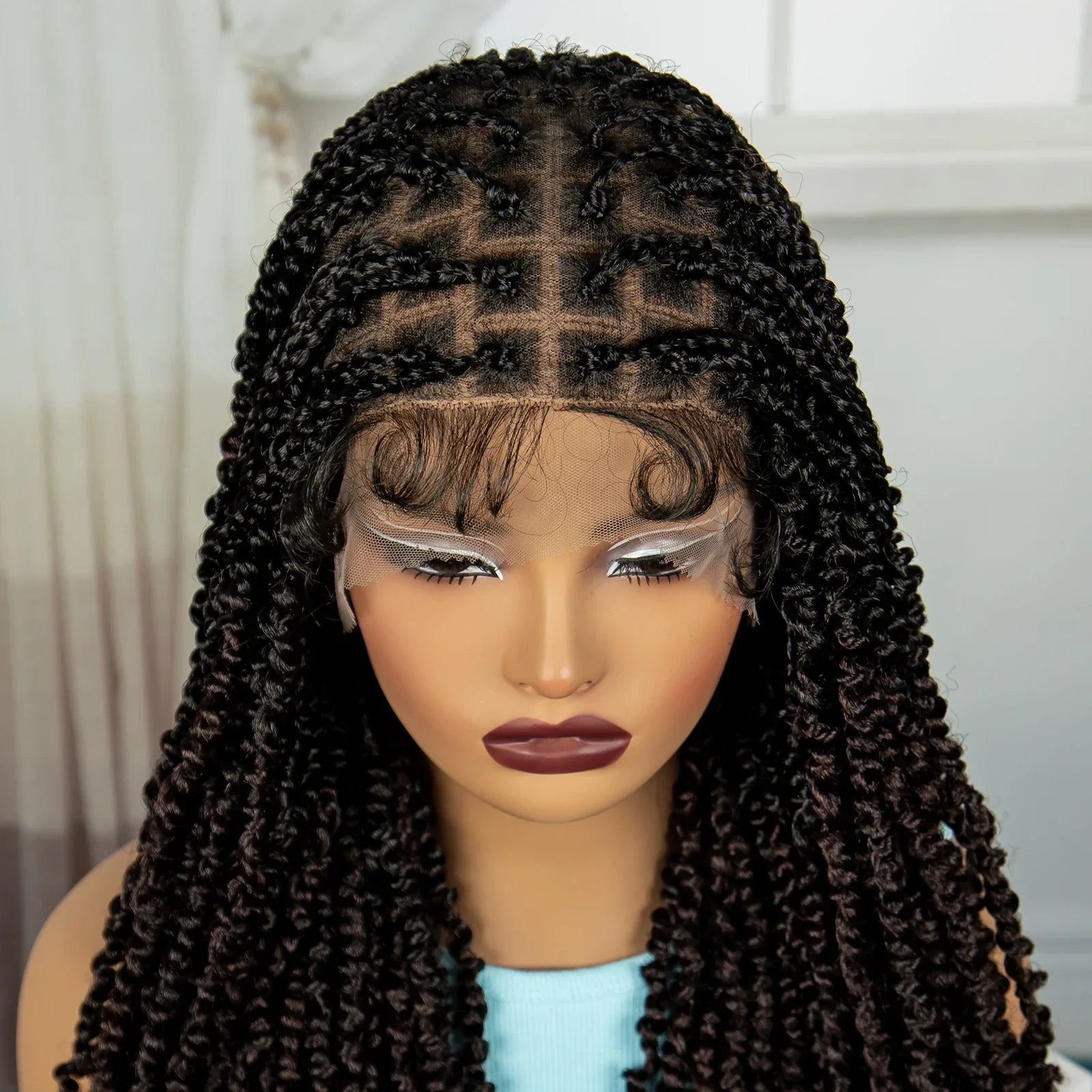 30" Twisted Braids Wig | HD Full Lace | Baby Hair | Long Braids