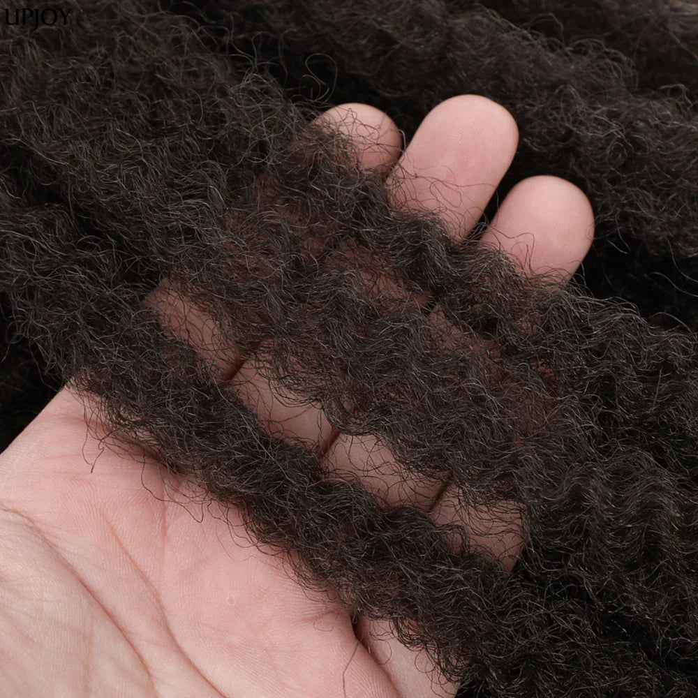 18" Marley Twist Braiding Hair | Crochet Braids | Afro Twist Kinky Hair Extensions | Ombre Colors | 30 Strands/Pack