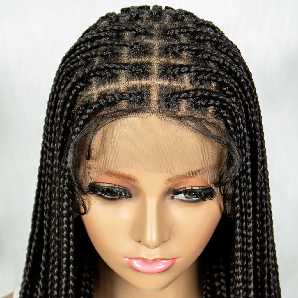 26" KIMA Goddess Stitch Box Braids Wig | Full Lace