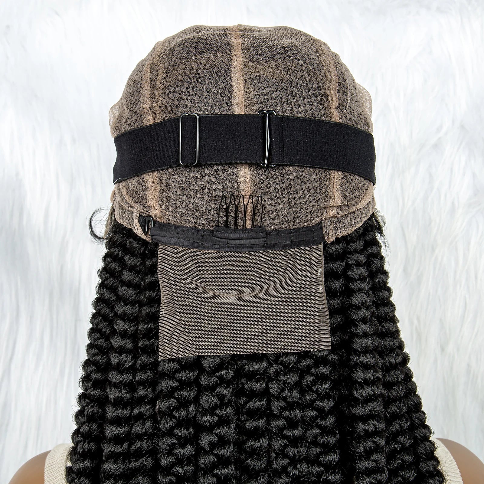 Beaded Dreadlocks Full Lace Wig | Knotless Box & Cornrow Braids