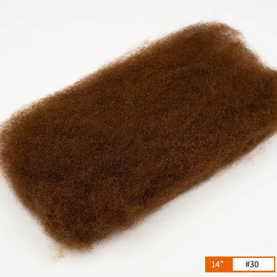 99J Burgundy Afro Kinky Bulk Human Hair | Brazilian Remy | Dreadlock & Braiding Hair | 50g