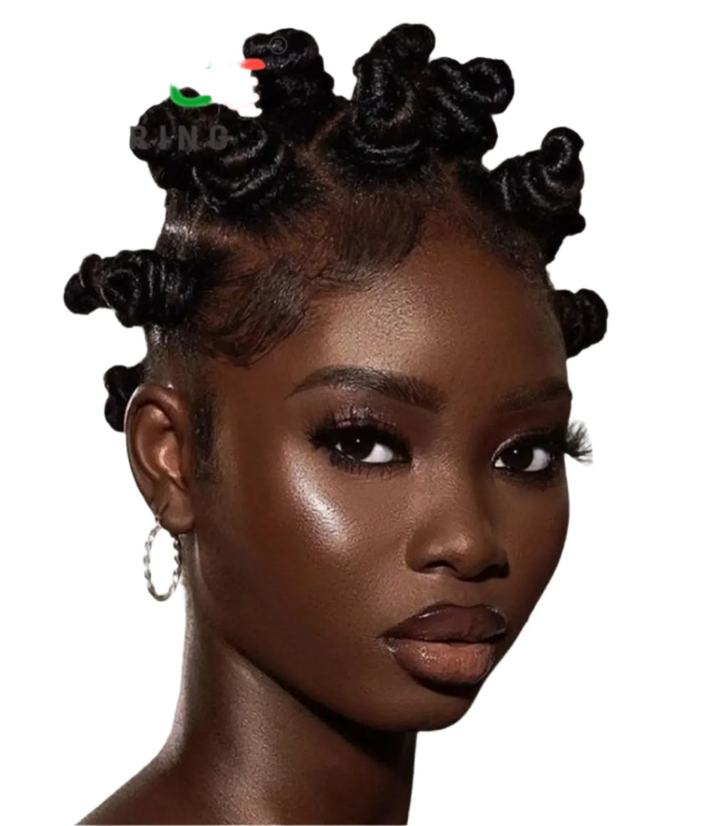 613 Blonde Handmade Bantu Knotless Braids Wig | Full Lace Frontal