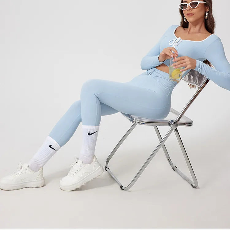 ActiveFit Women's Yoga Set: Crop Top & Leggings