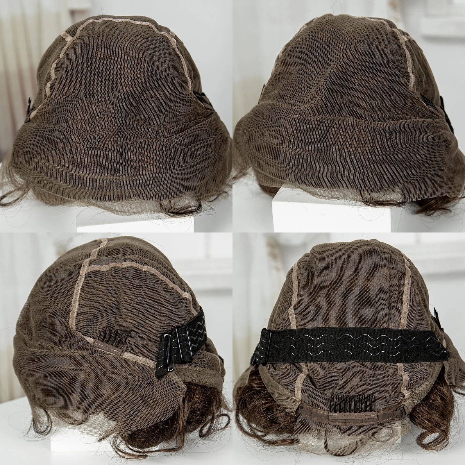 350# Ginger Orange Bantu Knotless Braids Wig | Full Lace | Baby Hair