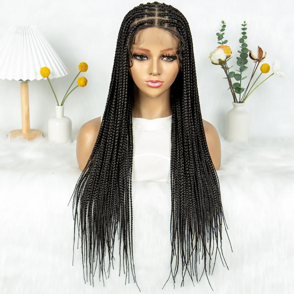 26" KIMA Goddess Stitch Box Braids Wig | Full Lace
