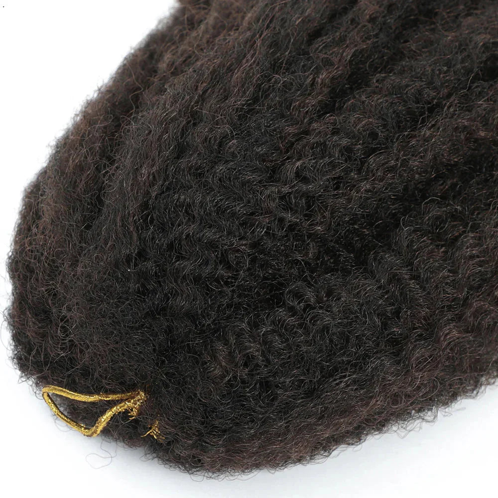 18" Marley Twist Braiding Hair | Crochet Braids | Afro Twist Kinky Hair Extensions | Ombre Colors | 30 Strands/Pack