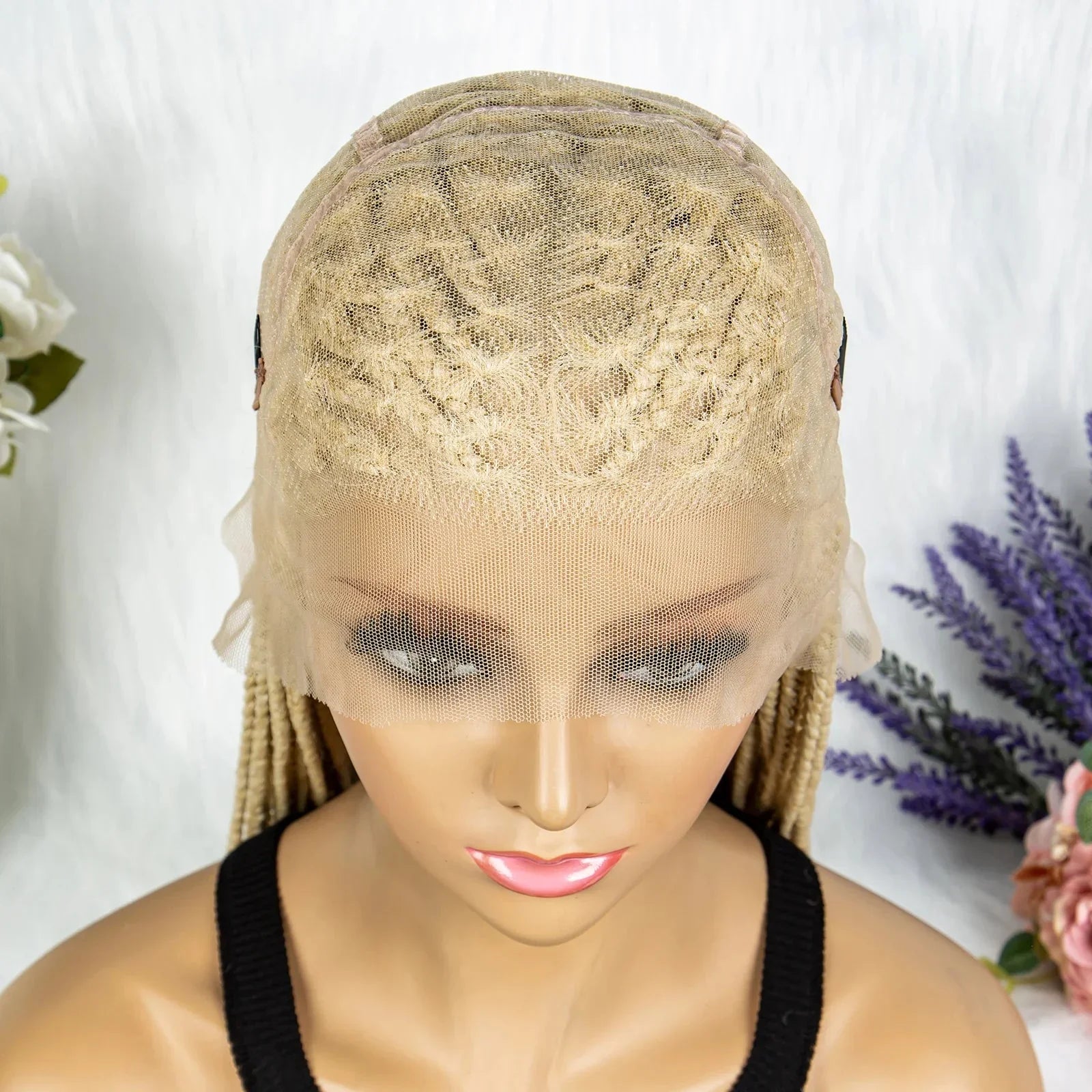 613 Blonde HD Full Lace Braided Wig | Knotless Box & Cornrows | Crochet Braids | Synthetic