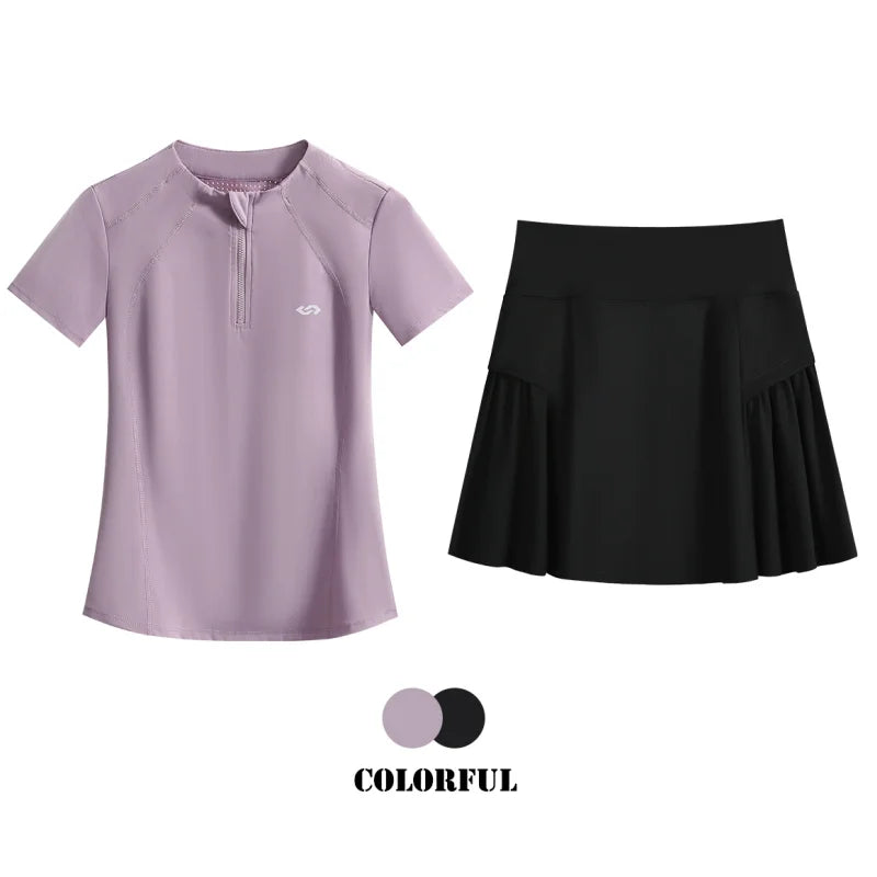 Active Elegance: 2-Piece Tennis Skirt Set
