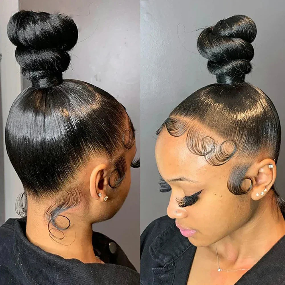 360 Lace Wig | Brazilian Bone Straight Hair | 13x6 & 13x4 Lace Frontal Wigs | 30-36 Inches