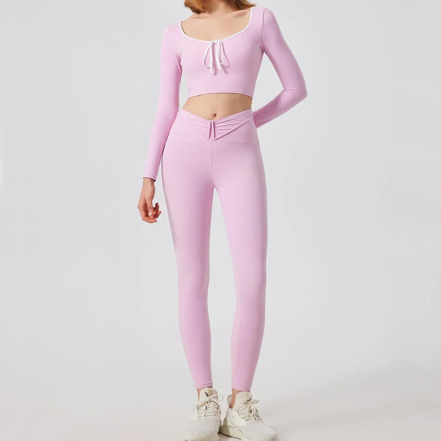 ActiveFit Women's Yoga Set: Crop Top & Leggings