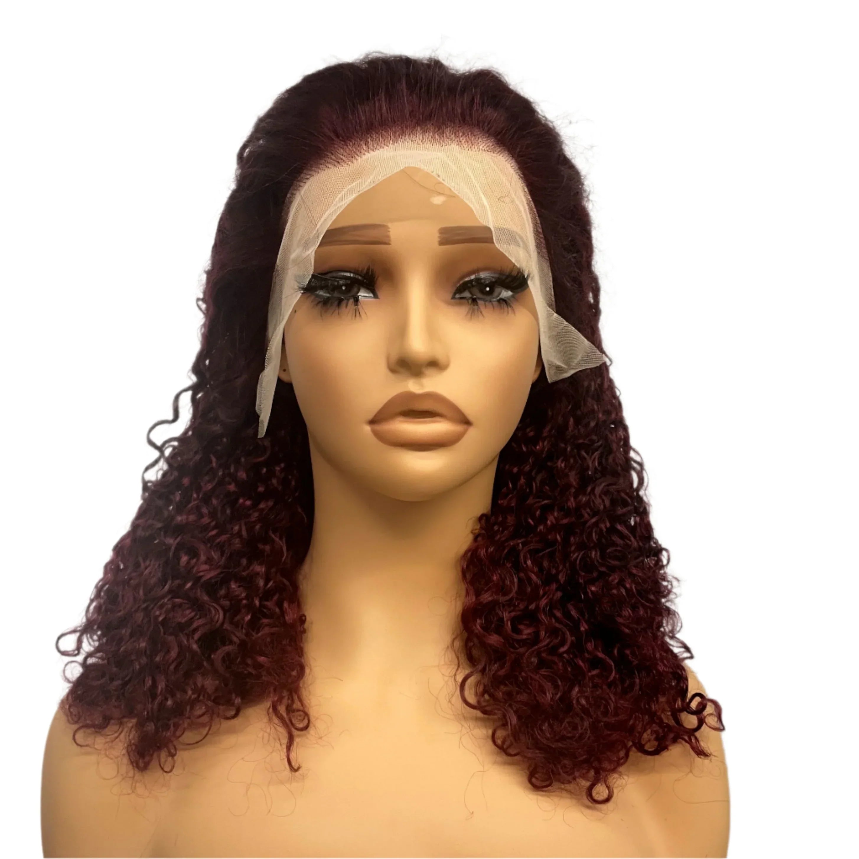350% Density Pixie Curly HD Lace Frontal Wig | Bouncy Burmese Human Hair