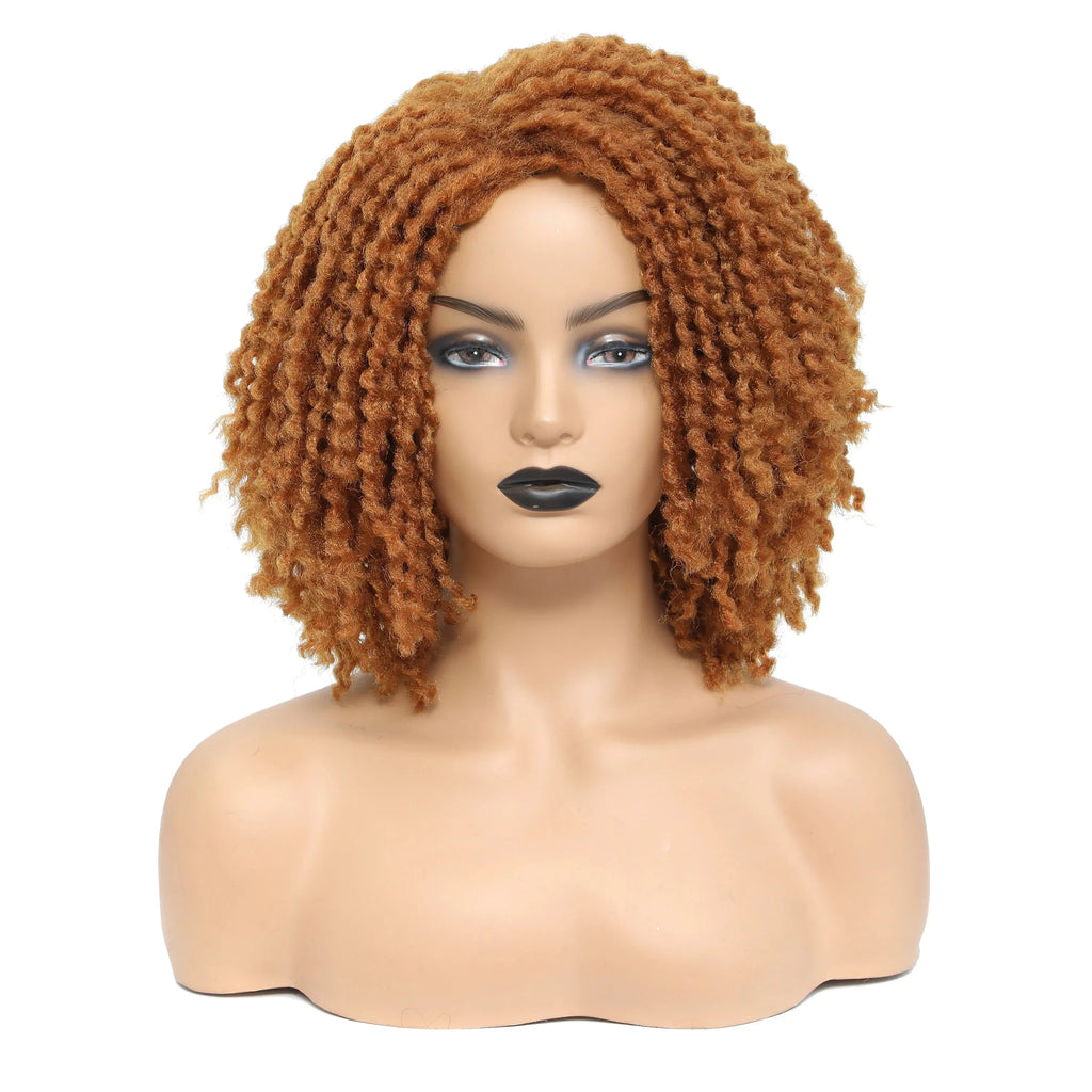 10" Ombre Dreadlock Wig | Sister Locs | Faux Locs Crochet Braids | Synthetic Twist Hair