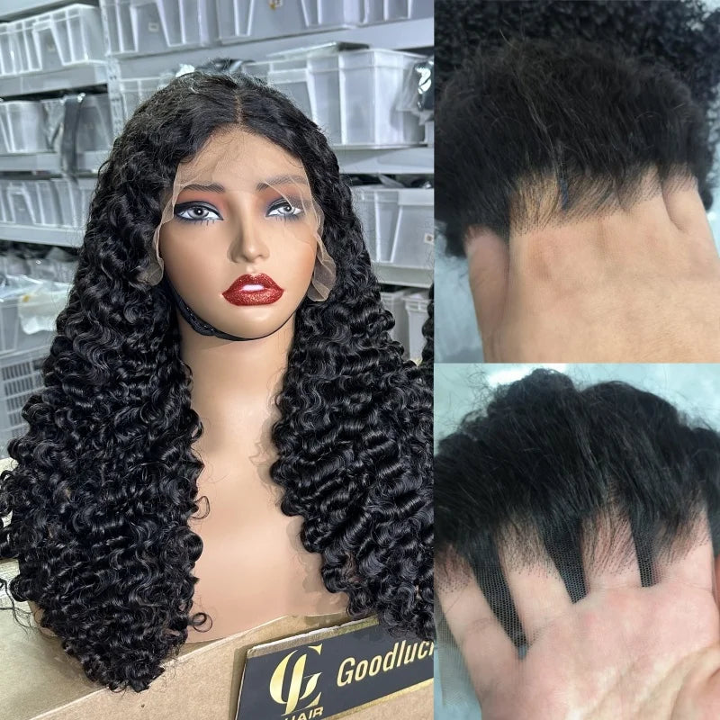 3C 4A Burmese Curly HD Lace Frontal Wig | 250% Density Remy Human Hair