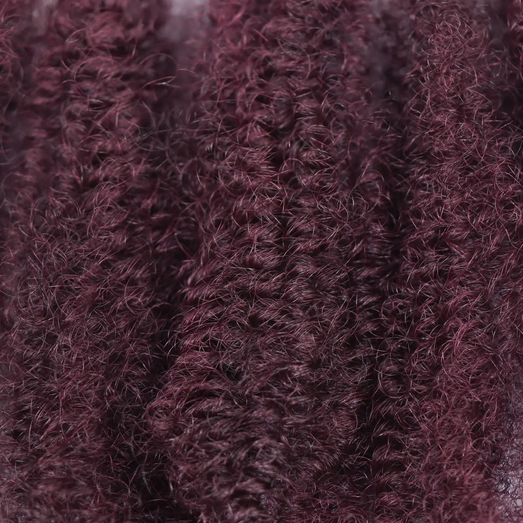 50g Afro Kinky Curly Bulk Human Hair | Braiding & Crochet Hair Extensions