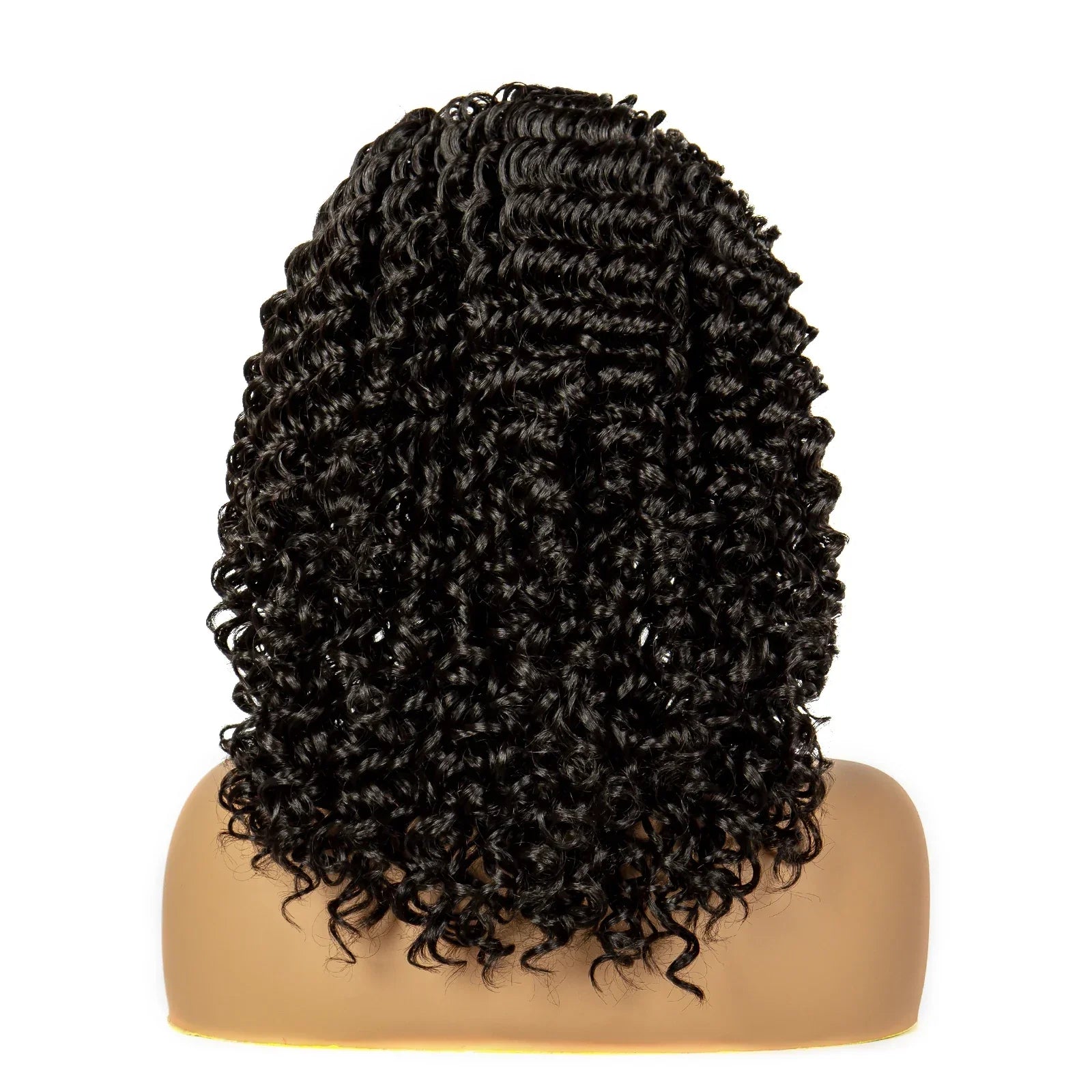 16" Curly Synthetic Lace Front Braided Wig | 13x4 Transparent Short Braids with Baby Hair