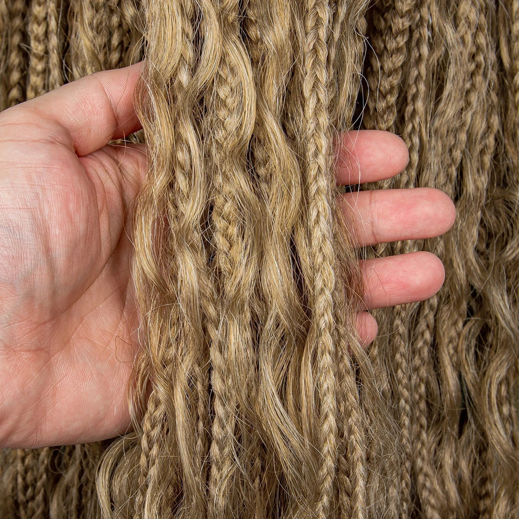 28" Brown Braided Wig | 13x5 Lace Front with Baby Hair