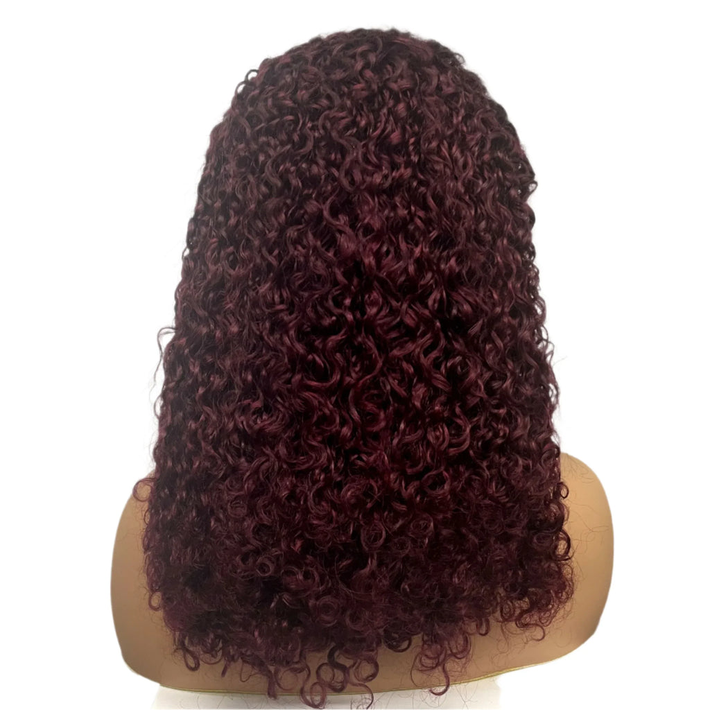 350% Density Pixie Curly HD Lace Frontal Wig | Bouncy Burmese Human Hair