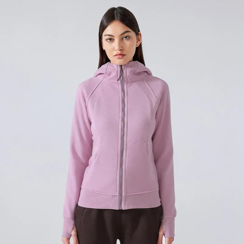 ActiveFlex Zip Hoodie: Women's Fleece Sports Jacket