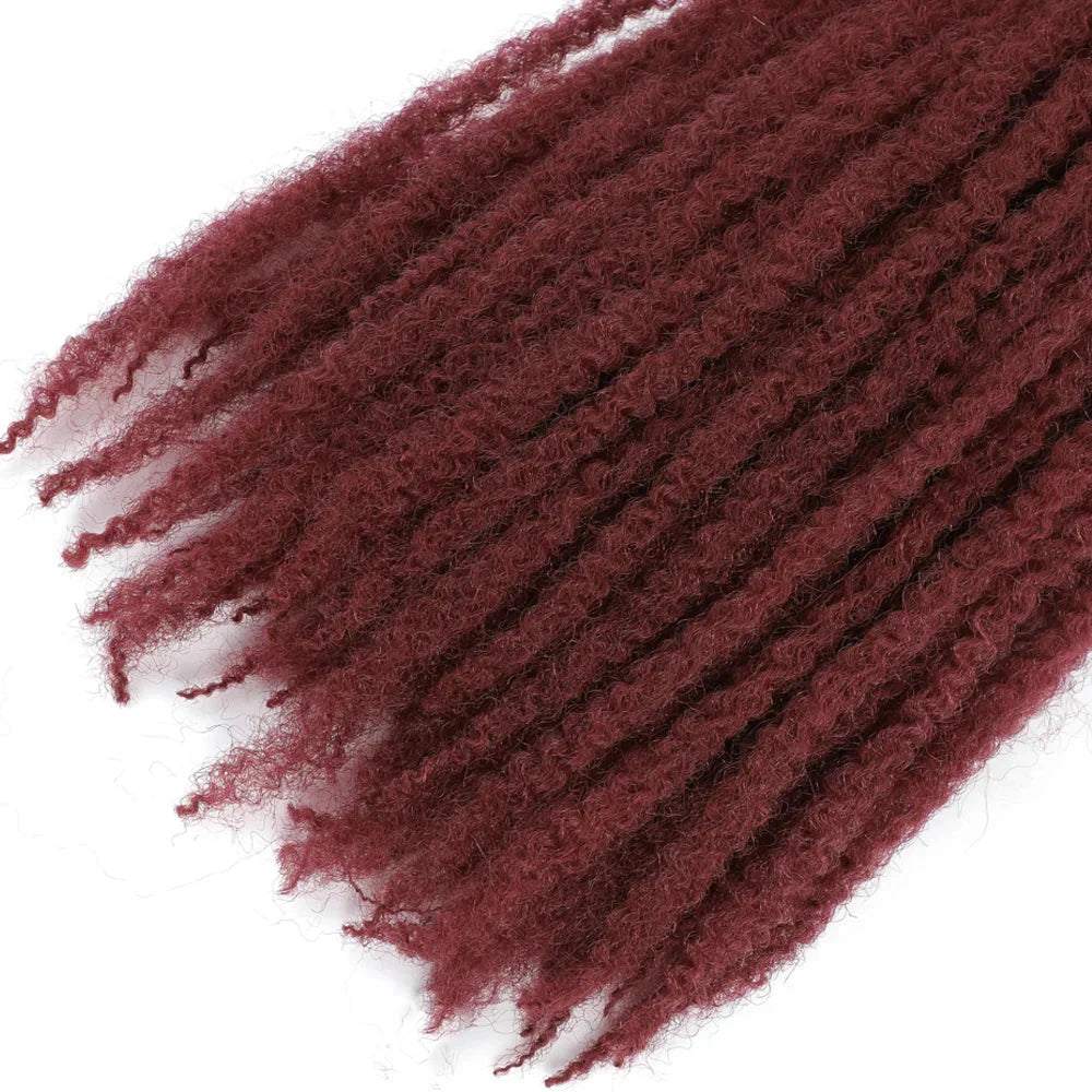 18" Marley Twist Braiding Hair | Crochet Braids | Afro Twist Kinky Hair Extensions | Ombre Colors | 30 Strands/Pack