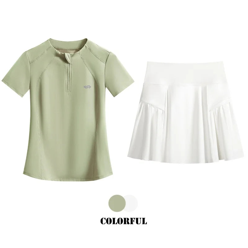 Active Elegance: 2-Piece Tennis Skirt Set