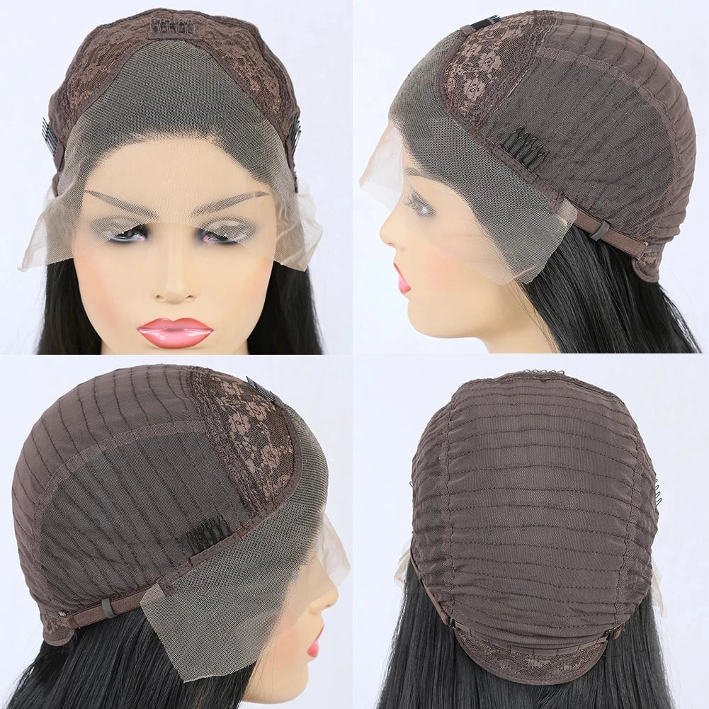 13X4 Lace Wigs for Women | Braided Box Braids Wigs | Synthetic Lace Front Wig | Braiding Wigs Natural Hairline Cosplay
