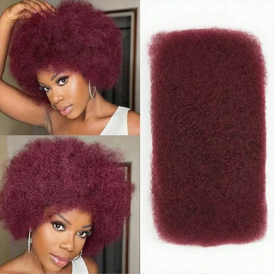 16A Virgin Afro Kinky Bulk Human Hair | Soft, Lightweight, & Long-Lasting for Braiding & Locs (50g)