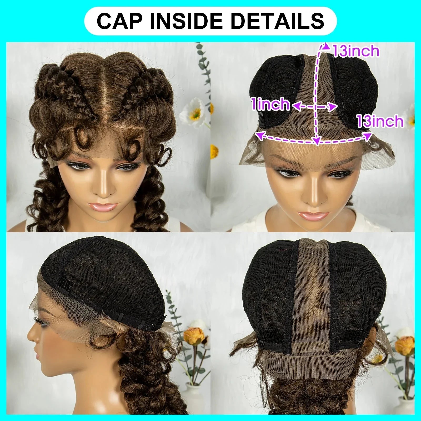 36" Twisted Braids Lace Front Wig | 13x1 | Senegalese Twist | Baby Hair | Handmade Synthetic Braids