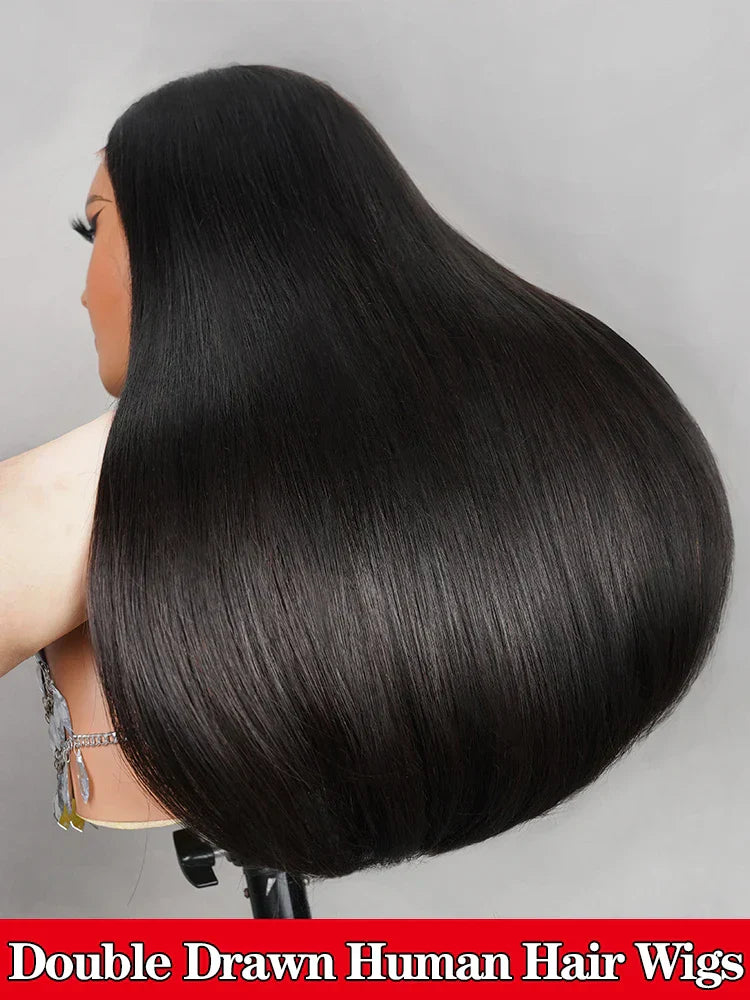 15A Super Double Drawn Straight Wig | 210% Density Glueless Pre-Cut 6x5 Lace Frontal Vietnamese Virgin Human Hair