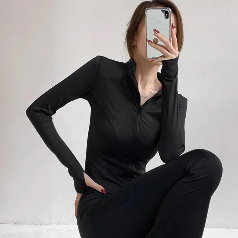 ActiveFlex Long Sleeve Yoga Jacket for Women