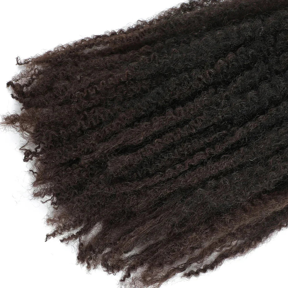 18" Marley Twist Braiding Hair | Crochet Braids | Afro Twist Kinky Hair Extensions | Ombre Colors | 30 Strands/Pack